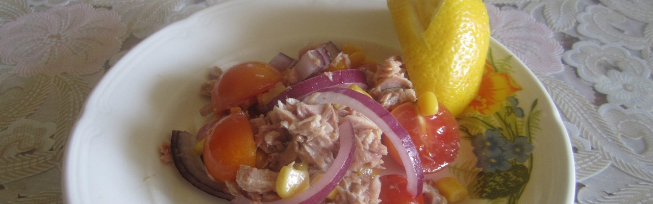 Постный салат с рыбой, пошаговый рецепт с фото от автора gastronom на ккал